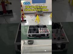 Demonstração de teste padrão do pára-raios 10kV ZnO