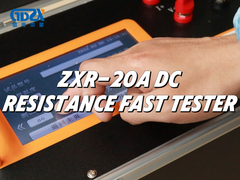 ZXR-20A Tester rápido de resistência DC com interfaces RS232 e USB