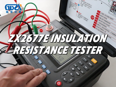 ZX2677E+ Teste de resistência de isolamento digital de alta tensão para ensaio de capacitância
