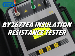 BY2677EA Tester de resistência ao isolamento com 90% RH Temperatura de armazenamento e umidade 220V±10%
