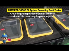 PDF-3000B Teste de falhas de sistema de corrente contínua de terra portátil