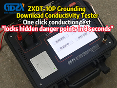 ZXDT-10P Tester de Conductividade de Downlead de Enraizamento