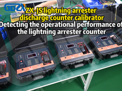 Compacto ZX-JS Contador de Teste de Descarga de Relâmpago