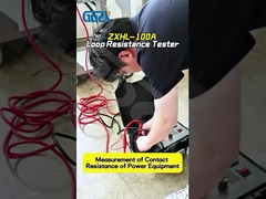 ZXHL-200C 200A Tester de resistência ao circuito com alimentação por bateria de lítio