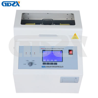 ZXJYD-II Teste de tensão de ruptura de óleo isolante de 100 kV azul